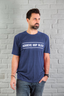 Hop Hooligans Navy Achieve Hop Bliss Tri-Blend T-Shirt - Hop Hooligans